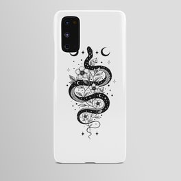 Serpent Spell -Black and White Android Case