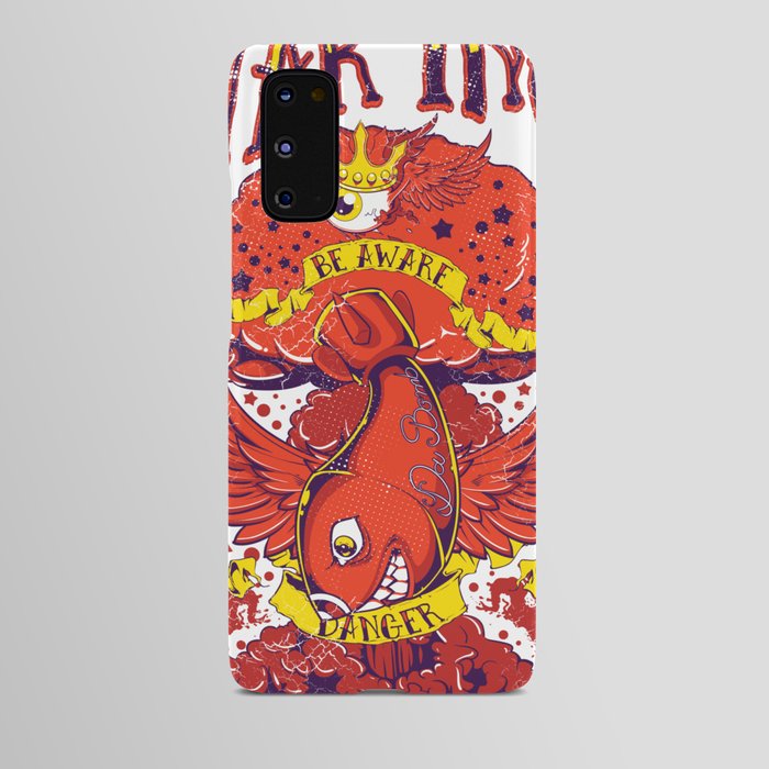 Missile with Wings Android Case