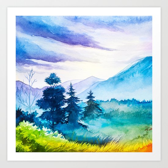 Autumn scenery #10 Art Print
