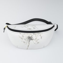 Dandelion flowers Watercolor Painting Fanny Pack