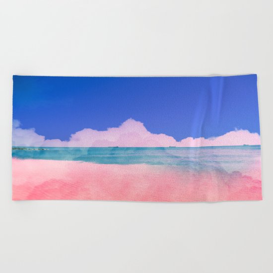 Pastel sea Beach Towel