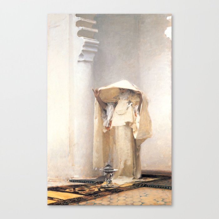 Fumée d'Ambre Gris - Smoke of Ambergris by John Singer Sargent Canvas Print