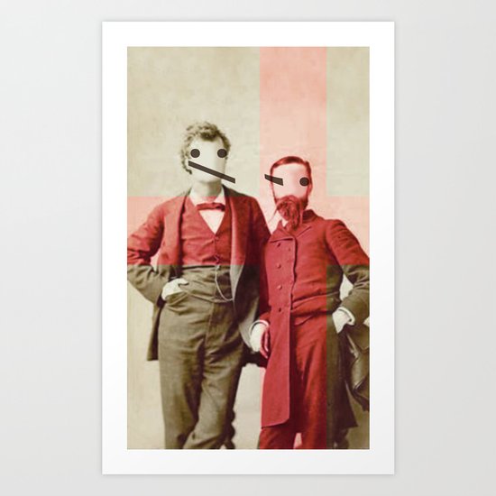 the backslash brothers Art Print