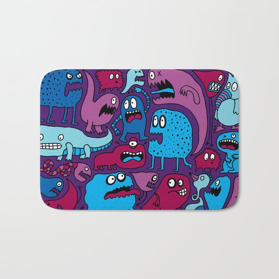 More Monsters Bath Mat
