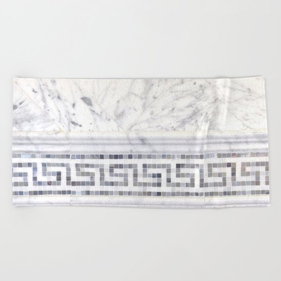 Greek Marble 2 Beach Towel