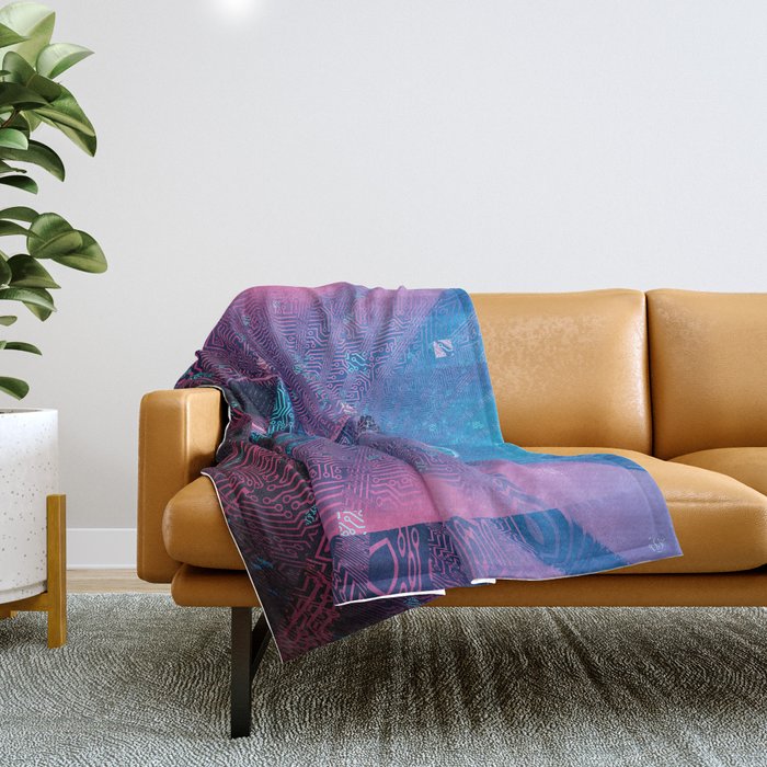 Artificial Secrets Throw Blanket