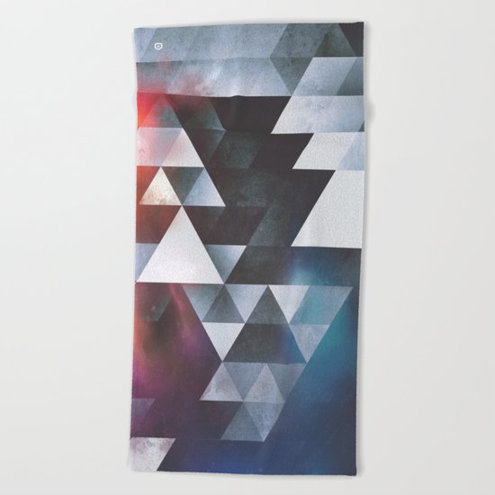 wyy tww gryy Beach Towel