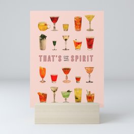 That's the Spirit (Pink) Mini Art Print
