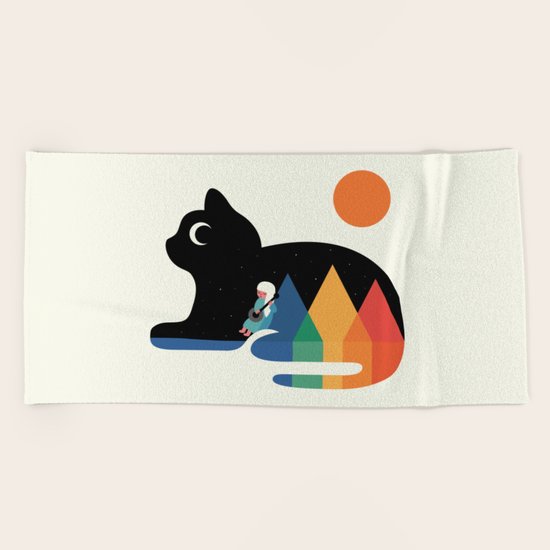 Moonlight Serenade Beach Towel