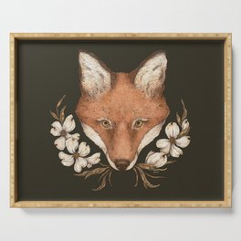 The Fox and Dogwoods Serving Tray