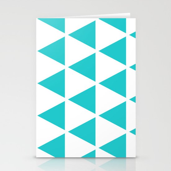 Sleyer Blue on White Pattern Stationery Cards