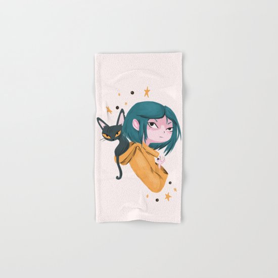 Twitchy, Witchy Girl Hand & Bath Towel