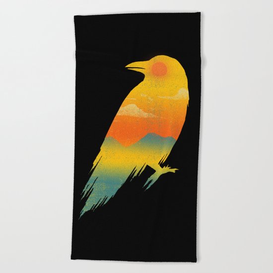 Life in Darkness Beach Towel