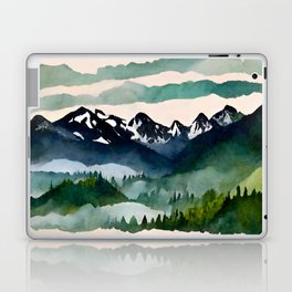 Emerald Mountains Laptop Skin
