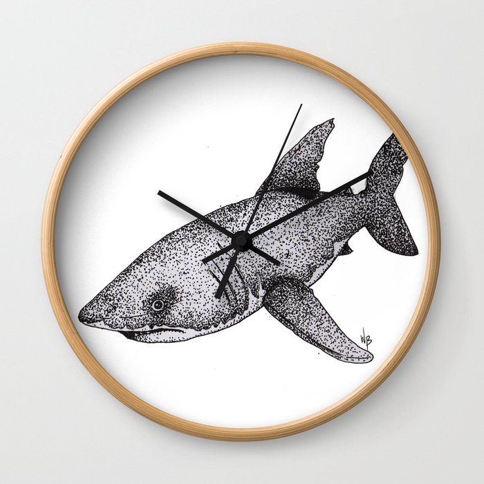 Shark Wall Clock