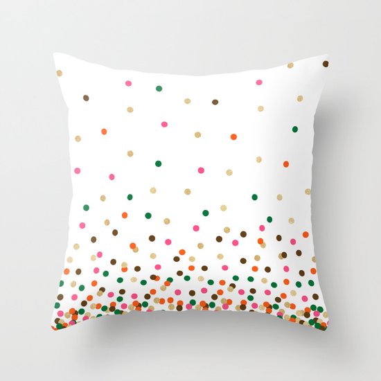 Confetti Throw Pillow
