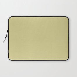 Pantone Lemon Grass light pastel solid color modern abstract pattern  Laptop Sleeve
