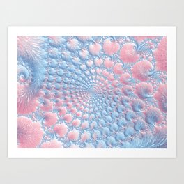 Reef Coral Nautilus Abstract Seashell Scallop Mermaid Blue Pink Pastel Swirl Pattern Mandala Fractal Art Print | Scales Clam Fine Art, Marine Swirl Scallop, Pearl Oyster Fantasy, Spiral Pretty Tropic, Summer Pastel Ombre, Coral Reef Sea Blue, Undersea Turquoise, Coralreef Infinity, Abstract Painting, Mermaid Radial Dream 