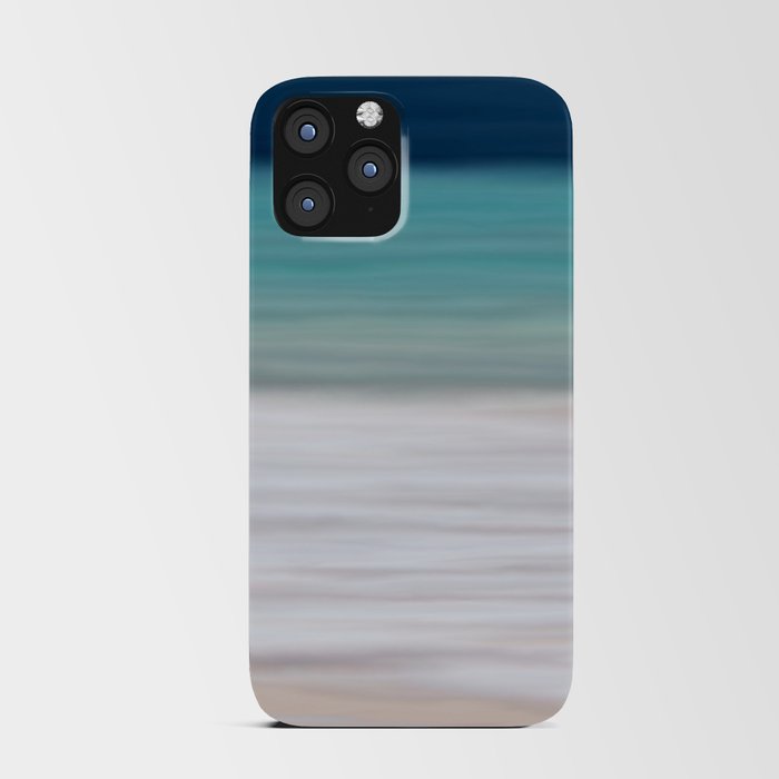 Beachy Sea Foam - Abstract Ocean iPhone Card Case