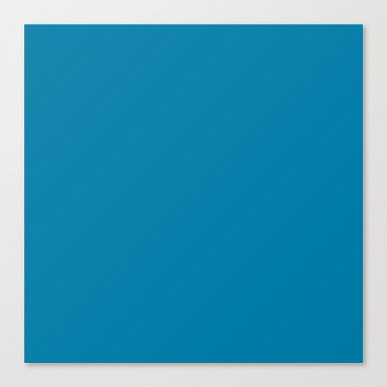 #007BA7 Cerulean Blue Canvas Print