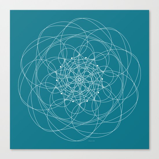 Ornament – Morphing Blossom Canvas Print