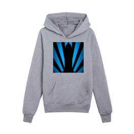 Empire State Blue Black Kids Pullover Hoodies