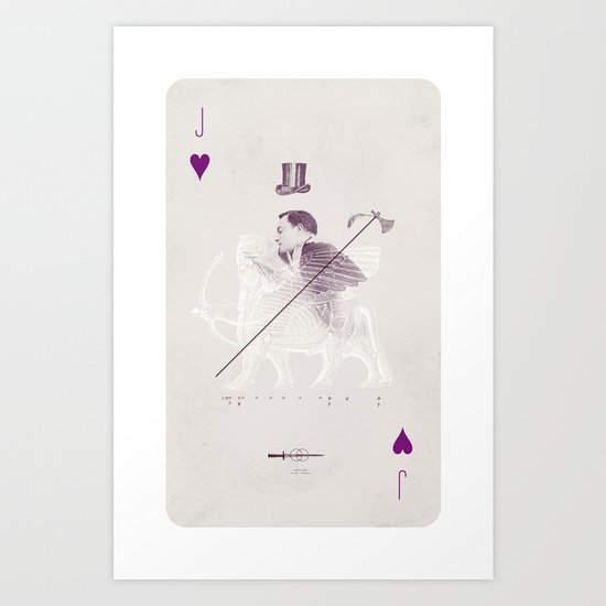 Jack of Hearts Art Print