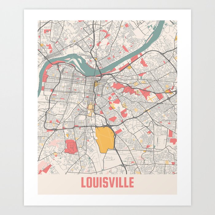 Printable Louisville Map