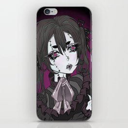 Zombie Anime Girl iPhone Skin