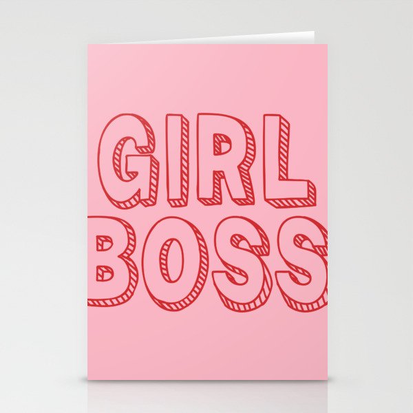 Girl Boss Stationery Cards