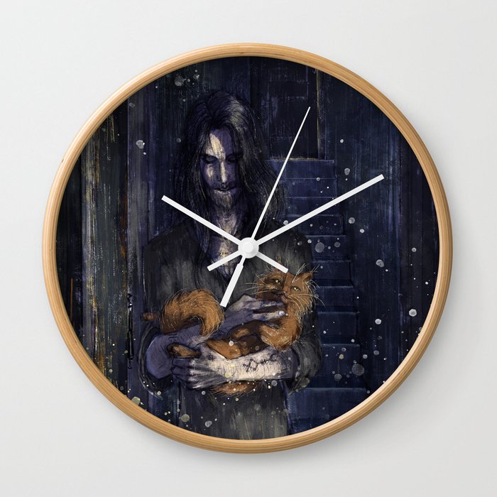 Sirius and the cinnamon beast Wall Clock