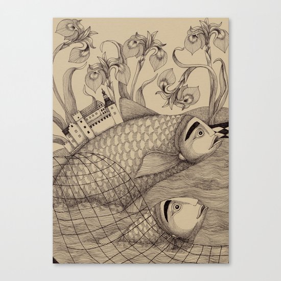 The Golden Fish (1) Canvas Print