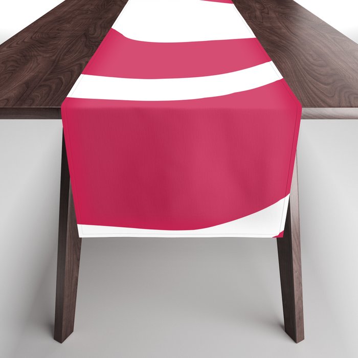 Pink abstract Table Runner