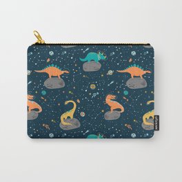 Dinosaurs Floating on an Asteroid Carry-All Pouch