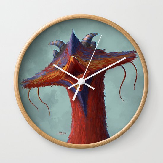 Beak portrait Wall Clock