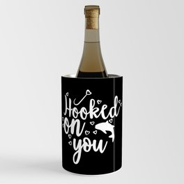 Hooked On You Couples Fishing Hobby Wine Chiller