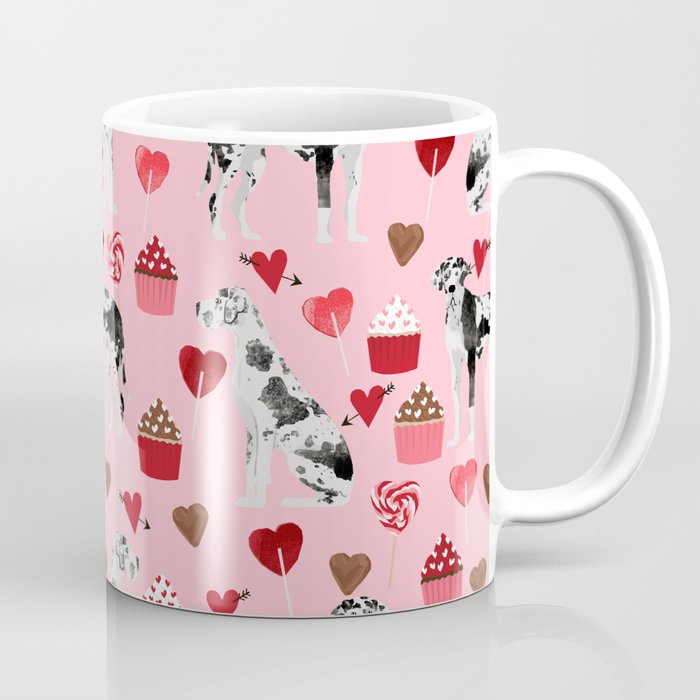 Great Dane harlequin coat dog breed gifts pet patterns for pure breed lovers Coffee Mug