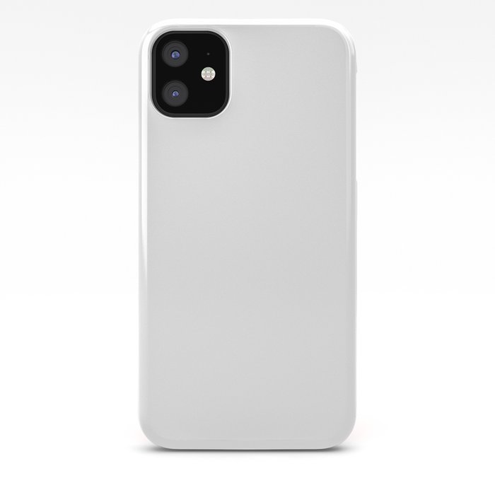 White Minimalist Solid Color Block Spring Summer Iphone Case By Beautifulhomes Society6