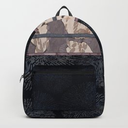 Sea Urchin Contrast Obi Print Backpack