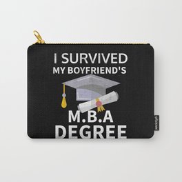 MBA Masters Degree Graduation Funny Gift Survivor Carry-All Pouch