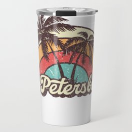 St. Petersburg beach city Travel Mug