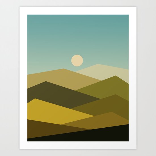 Landscape NC 02 Art Print