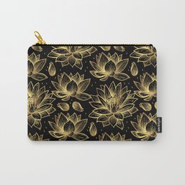Golden lotus Carry-All Pouch