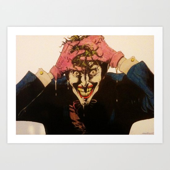 Joker HAHAHA Art Print