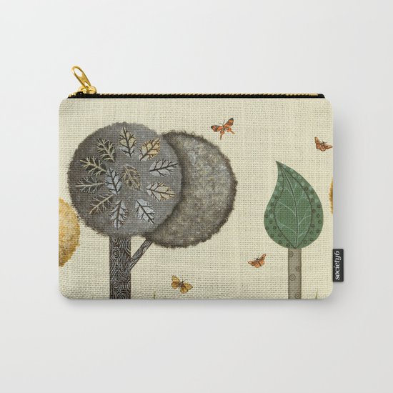 Autumn Butterflies Carry-All Pouch