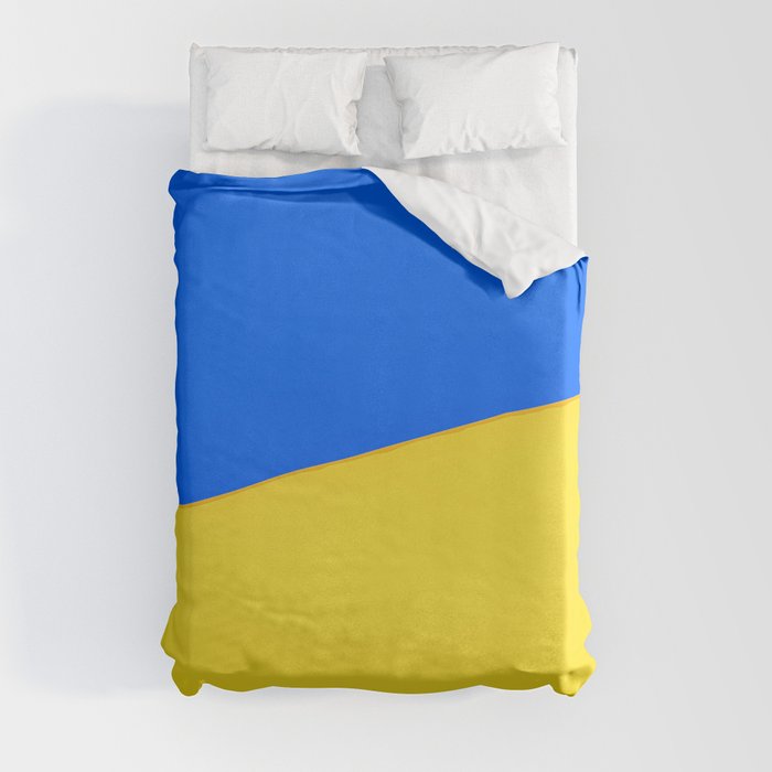 Flag of Ukraine Duvet Cover