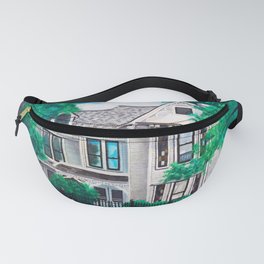 Home of Harry S Truman Fanny Pack | Independence, Presidential, House, History, Harrystruman, Painting, Democratic, Missouri, Truman, Judge 