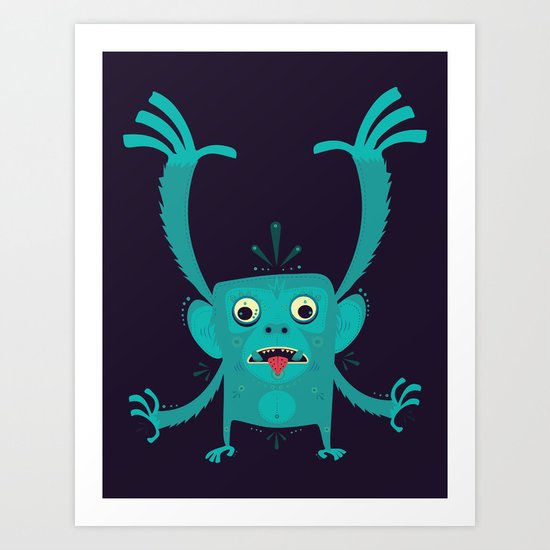 CREATURE N0#4IVI Art Print