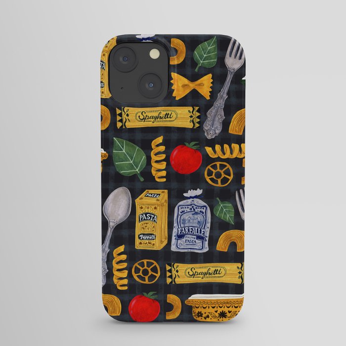 Vintage macaroni pattern iPhone Case