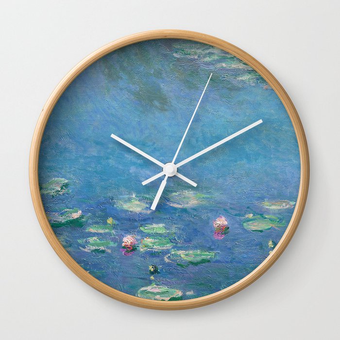 Monet Water Lilies    Wall Clock